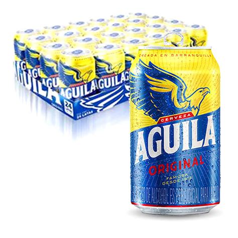 cerveza águila lata x24 precio makro  en