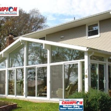 champion sunrooms Champion Windows offers a variety of window options varying from bay to glass block