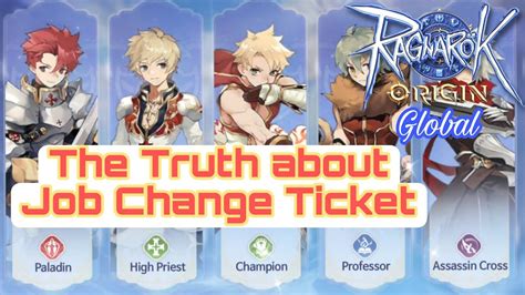 change job ragnarok origin If you want to change your job you’re going to want to gain access to a job change ticket
