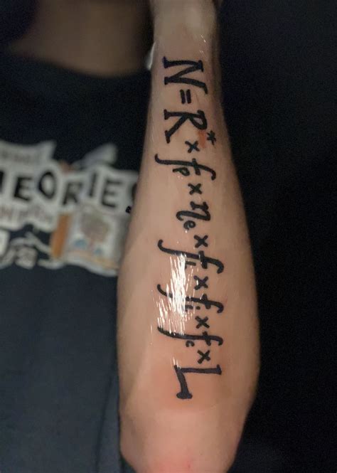 chaos theory equation tattoo  The initial conditions for x and z were kept the same but those for y were changed between 1