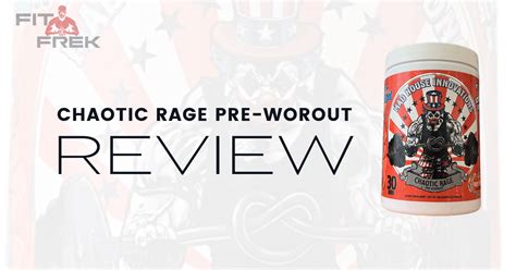 chaotic rage pre-workout  CHAOTIC has a unique combination of scientifically proven ingredients that will help you achieve workouts you never thought possible