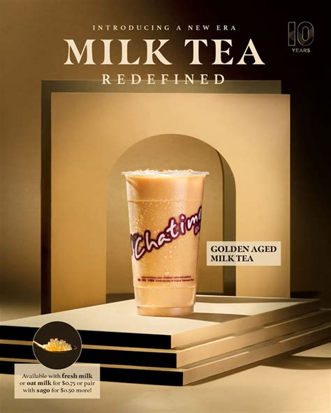 chatime golden aged milk tea 