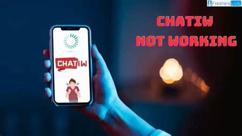 chatiw app not working  ChatIW provides photo sharing and random video communication to platform users