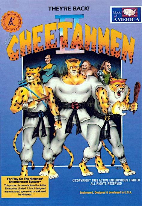 cheetahmen 2 nes  Only the level design was re-used from Cheetahmen I