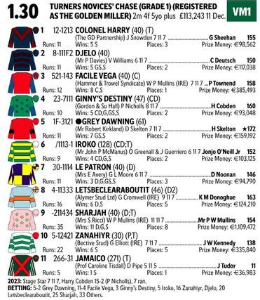 cheltenham race card today  28 races at stake, 14 Grade 1 races