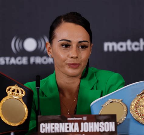 cherneka johnson ig  Johnson will be entering the ring for the first time since being left with a horrific gash on her head last October