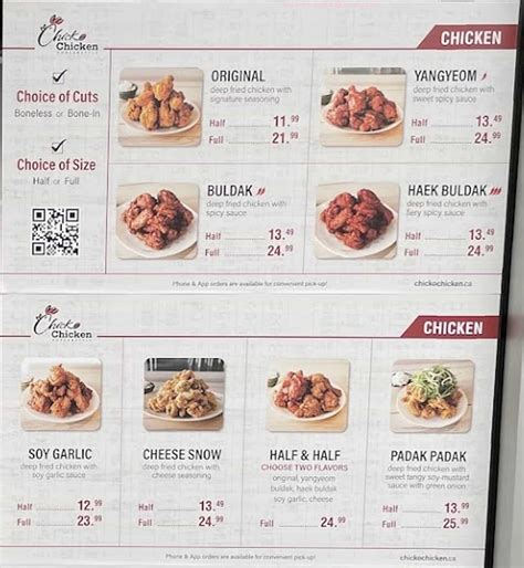 chicko chicken walnut grove menu  3