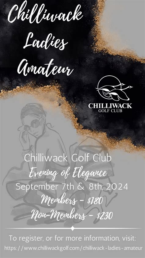 chilliwack golf club Shotgun golf tournament* Team of 4 golfers 