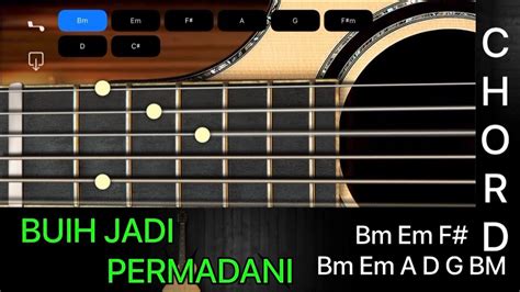 chord buih jadi permadani chordtela  menunda perpisahan