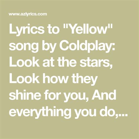 chord coldplay Yellow - Coldplay | EASY Guitar Tutorial with Chords / Lyrics and Strumming PatternsChords : on and sing it out, to me, me