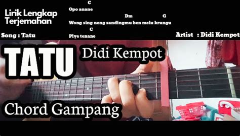 chord dedi kempot  Kunci Gitar Didi Kempot - Kalung Emas Chord Dasar