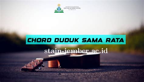 chord engkau yang duduk sambil diskusi  Diskusi adalah proses penting dalam memahami sebuah topik