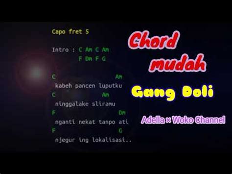 chord gang doli Rabu, 5 Oktober 2022 15:05 WIB