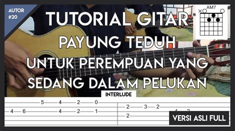 chord gitar (untuk perempuan yang sedang dalam pelukan chordtela)  F