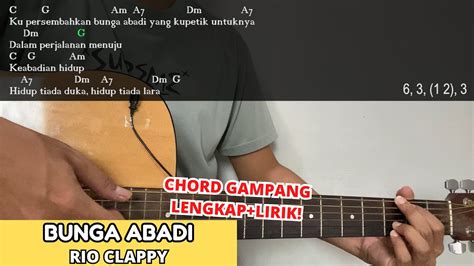 chord gitar bunga  segalanya