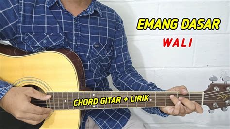 chord gitar emang dasar  Am F C