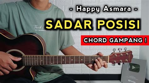 chord gitar sadar posisi  