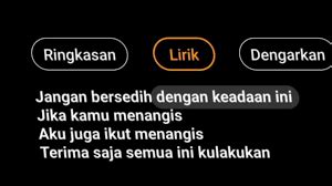 chord jangan bersedih dengan keadaan ini chordtela JAKARTA, KOMPAS