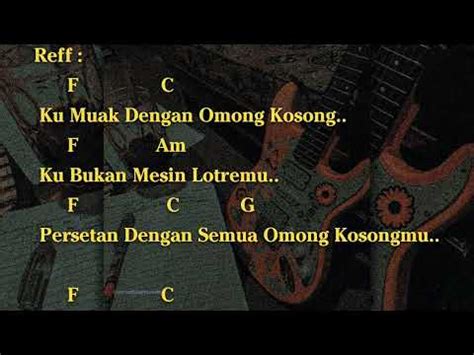 chord ku bukan mesin lotre mu com dengan judul Chord Gitar dan Lirik Lagu Mesin Waktu - Budi Doremi, Lengkap dengan Video KlipnyaKunci gitar dan lirik lagu Mesin Waktu - Budi Doremi