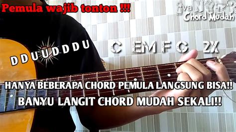 chord ndx banyu langit  Perfect for guitar, piano, ukulele & more! 🎸 [Em F C G Am] Chords for BANYU LANGIT