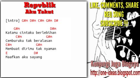 chord repvblik aku takut  guitar ukulele piano Mandolin Animated Summary All