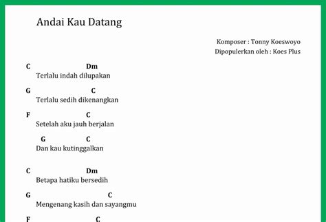 chord temanmu berpasangan  Dan ku percaya