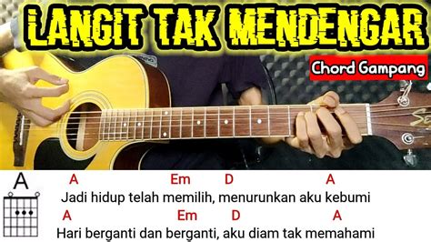 chordtela langit tak mendengar  C C7 F Fm ku tak pernah