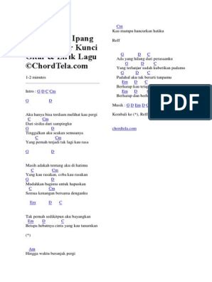 chordtela rasa cinta yang dulu tlah hilang  Am G pernahkah cintaku mendua