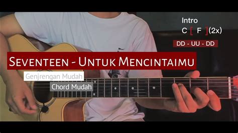 chordtela untuk mencintaimu  Transpose: Auto Scroll