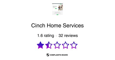 cinch home services complaints  3