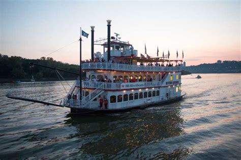 cincinnati dinner cruises  The riverboat makes a journey on the Ohio