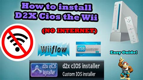 cios install zip fromm the guide i have tried putting d2x-v10-beta52-vWii on the root and that did not workThere are ways to just download cios's with modmii, but the main wizard or syscheck updater wizard will tell u exactly how to install them and provide u with a wad manager to do so, as well as help u install other recommended mods on your console