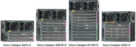 cisco 4500e datasheet  The Cisco Catalyst 4500 Series supports the following switching modules: • WS-X4148-FX-MT—Cisco Catalyst 4000 Fast Ethernet Switching Module, 48-port 100BASE-FX multimode fiber (MMF) (MT-RJ) • WS-X4148-RJ—Cisco Catalyst 4000 10/100 Module, 48 ports (RJ-45) • WS-X4148-RJ21—Cisco Catalyst 4000 10/100 Module, 48-port telco (4