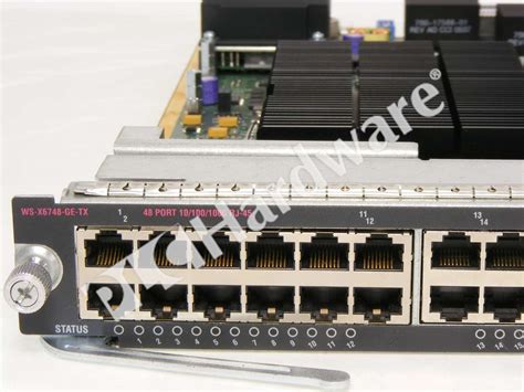 cisco ws x6748 ge tx  They can also be used for connecting blade chassis switches back to the distribution layer