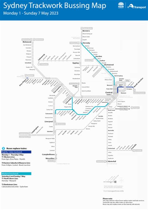 cityrail trackwork calendar Sydney Trains, the operator of Cityrail, works round the clock to maintain the network’s efficiency