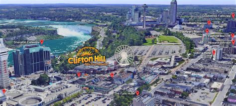 clifton hill hotel niagara falls  You'll also have easy access to Skylon Tower overlooking the Falls as well as the fun-packed promenade of Clifton Hill