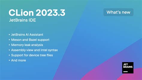 clion 2023.3  The CLion 2023