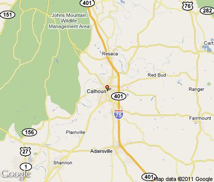 closest airport to calhoun ga  Daniel United States of America