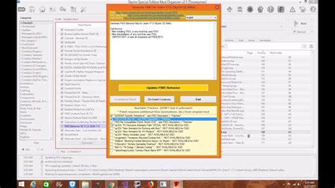 cmu fnis esp move it to the "Nemesis - Data" folder and position it on the right side above the Nemesis esp file