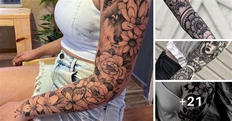 cobertura de tatuagem no braço feminina  A tatuagem de caveira feminina