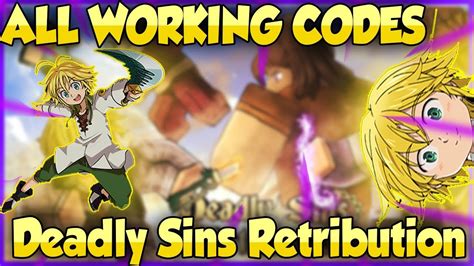 code for seven deadly sins retribution  Wear your own clothing through the IDs in the game! (By Purchasing this you acknowledge that you are making a conscious effort to purchase this and have read what this provides for you