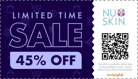 code promo nu skin  Make your shopping a HAPPY SHOPPING with incredible discounts