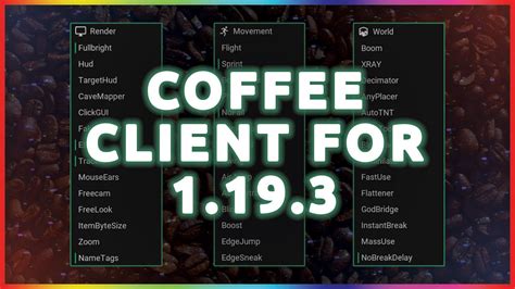 coffee client 1.19.4 2) – Fabric Based With The Best Functions