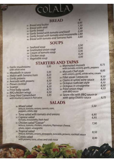 colala restaurant & bar cape town menu  Claim your business