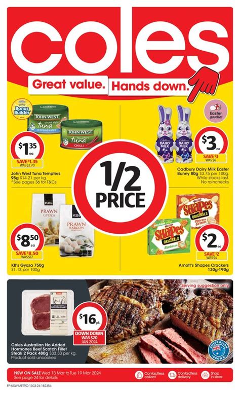 coles catalogue rockhampton  The grocery sale and some early Easter deals are featured offers
