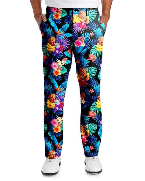 colourful golf trousers  $16