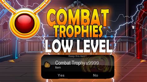 combat trophy aqw  100 item = 10