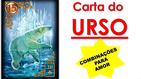 combinação urso baralho cigano  É uma carta que, resumidamente fala sobre notícias, movimento, novidades, propostas, pessoas que chegam aos seus caminhos ou que voltam para você