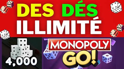 comment avoir des dés illimité sur monopoly go <strong></strong>