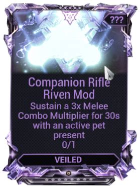 companion riven mod  And third, you need to scan Simaris target without using skills or traps